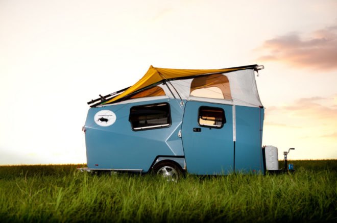 cricket trailer, mini mobile home, tiny house design, eco design, green design, garrett finney