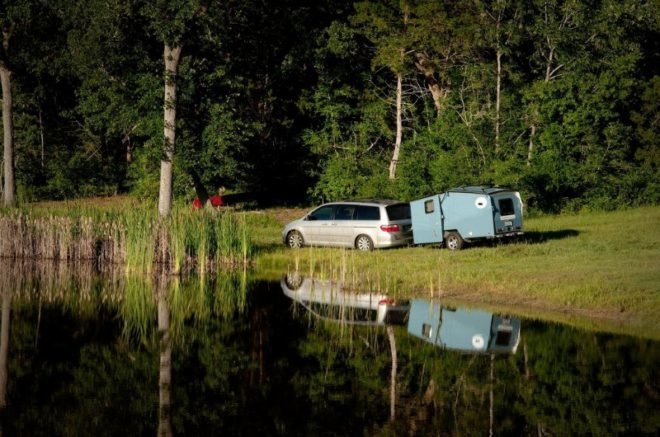 cricket trailer, mini mobile home, tiny house design, eco design, green design, garrett finney