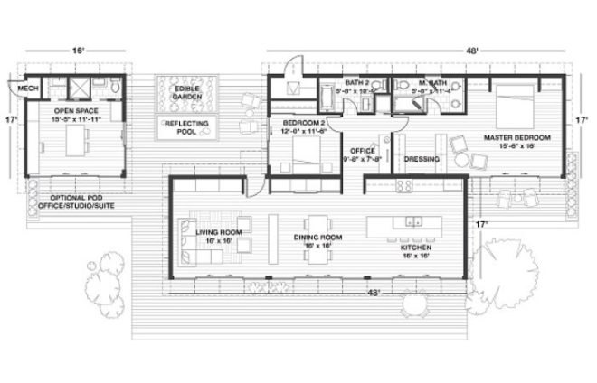 blu homes, glidehouse, michelle kaufmann, mkdesign, prefab home, green building, sustainable architecture