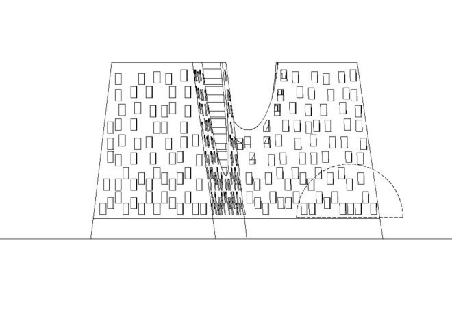 greenside out, urban design, joubert architecture, albania, terraced gardens, green building,