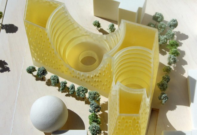 greenside out, urban design, joubert architecture, albania, terraced gardens, green building,