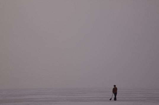 sustainable design, green design, lake baikal, eco art, land art, jim denevan, anthropologie