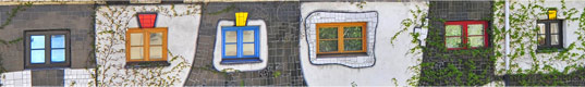 kunsthaus wien, green museum , Friedensreich Hundertwasser, weird architecture, art, museum, mismatched windows, vertical walls, tree tenants, green architecture, eco architecture, green design, vienna, austria, green roof, living wall, roof garden