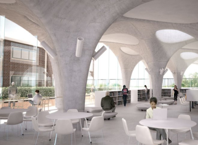 Kyoai Gakuen University, Bakoko, green roof, japan, green building, sustainable architecture