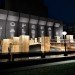l'opera palette, pallet opera, jacques plante, quebec city, opera theater, shipping pallets, green architecture