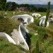 earth house, vetsch architektur, Lättenstrasse estate, grass covered house, grass roof, green roof, underground house, underground home, buried house, daylighting, green architecture, sprayed concrete, eco architecture, green design