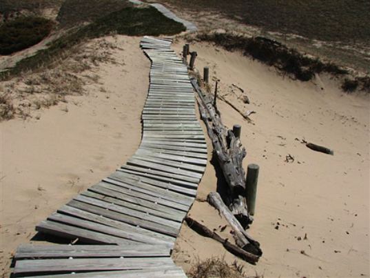 the longest bench, bench, uk, littlehampton, studio weave, reclaimed wood