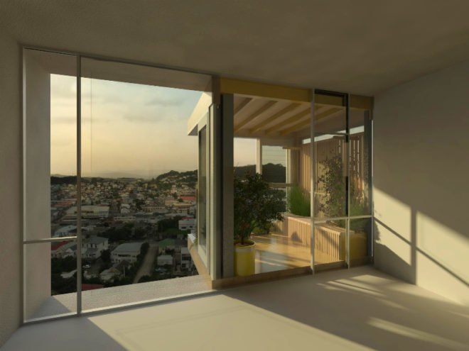 the plant room, new zealand, prefab, urban gardening, apartment addition