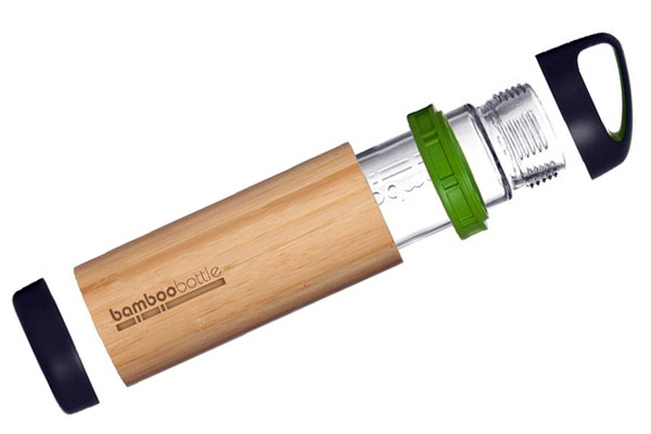 Bamboo Bottle, reusable bottles, reusable water bottles, bamboo, glass