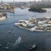 embassy of the drowned nations, sea level rise, rising tides, ellis island, sydney, fort dennison, oculus, eco architecture, sustainable architecture, global warming, climate change, australia, refugee, refuge, shelter, green design