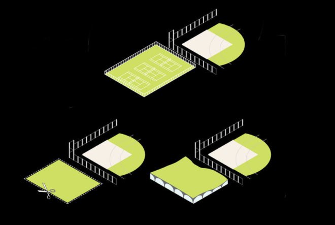 bakoko design development, green roof, japanese architecture, vertical construction, kyaoi garden university, natural light, natural ventilation system, natural cooling, wind catching caps, biomimicry