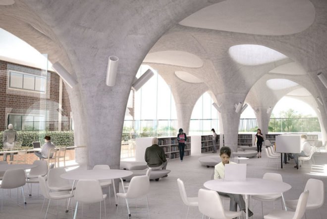 bakoko design development, green roof, japanese architecture, vertical construction, kyaoi garden university, natural light, natural ventilation system, natural cooling, wind catching caps, biomimicry