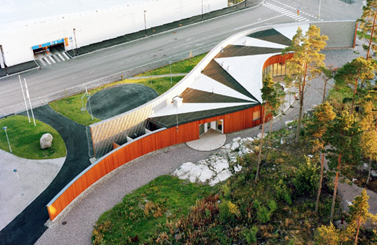 architecture, Helsinki, Finland, sailors, visitor center, sustainable design, green design