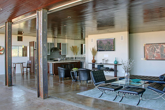 joshua tree park, joshua tree boulder house, daylighting, natural materials. green roof, green design, eco design, sustainable design, sustainable architecture, sustainable building, eco home, green architecture