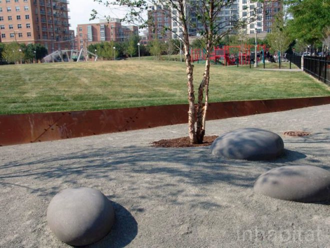 site design group, misting, park 542, West loop park, greek town park, Chicgao Park, native grass, dog park, recycled tire, neighborhood renewal