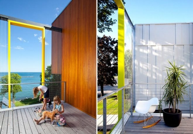 Green Modernest design, Racine Wisconsin home, OS House, Johnsen Schmaling Architects, LEED Platinum house, Green home,