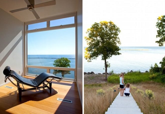Green Modernest design, Racine Wisconsin home, OS House, Johnsen Schmaling Architects, LEED Platinum house, Green home,
