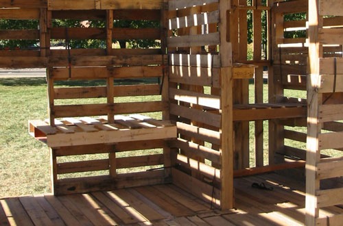 pallet building, local building materials, disaster housing, emergency housing, I beam, emergency shelter, pallet constructions,green building materials,