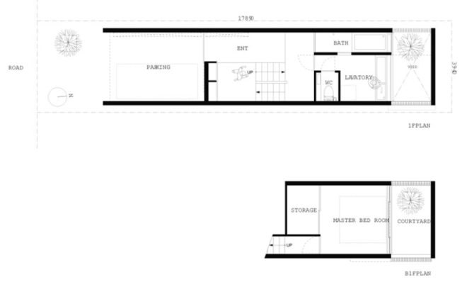 Japanese small architecture Fujiwara Muro, Japan green building,Osaka Home, Japanese tiny home,