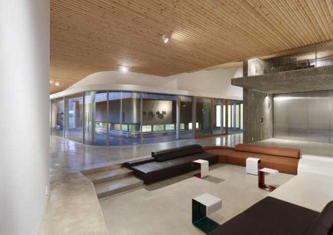BCNO Architects, cement, concrete roof, concrete technologies, Hanil, Hanil Concrete, re-purposed concrete, reused concrete, Korea green concrete