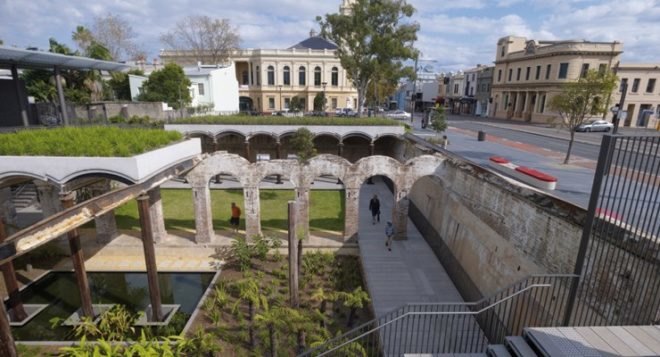 Australia Park, Edward Bell, James Mather Delaney Design, sydney park, Greenway Award for Heritage,Tonkin Zulaikha Greer, urban park design, highline park, green roof, Victorian park, water catchment,