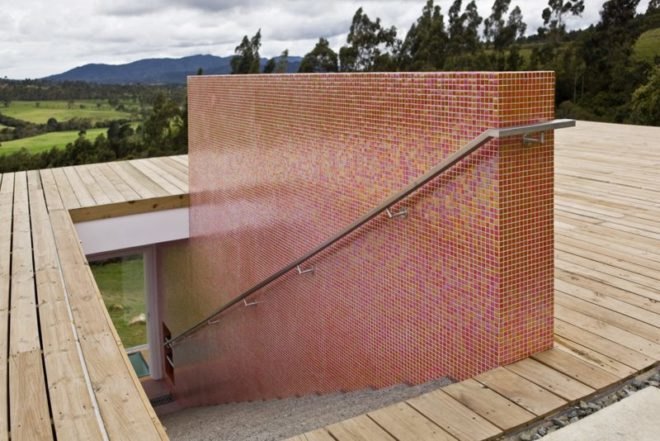 Medellín House, Santa Elena house, Antonio Sofan, columbia architecture, roof deck, cork floor, bamboo concrete, low impact vacation home,