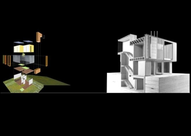 Green Modernest design, Racine Wisconsin home, OS House, Johnsen Schmaling Architects, LEED Platinum house, Green home,