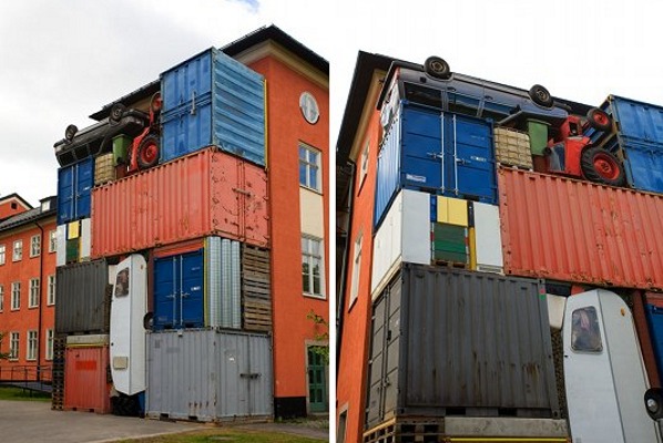 tetris architecture, green building, prefab building, portable building, sustainable building, modular building