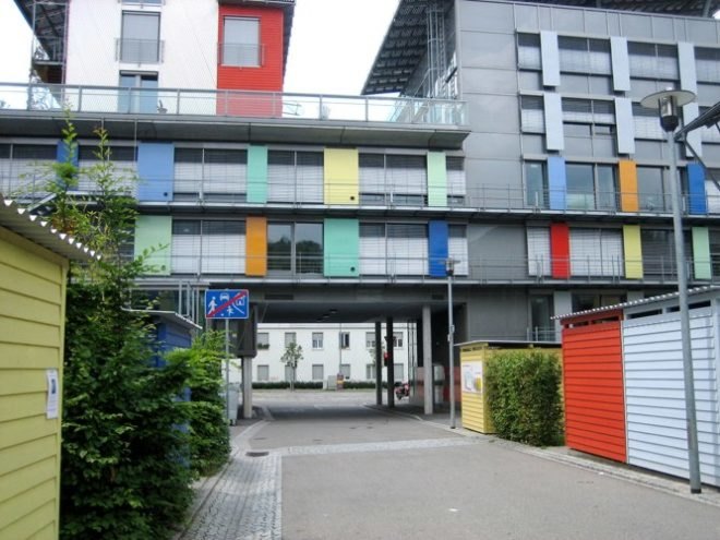 Rolf Disch, Solar design,passivhaus, green nieghborhood, german green home, green housing, green development, green mixed use, solar development, solar neighborhood, wood chip boiler, rainwater catchement, rainwater recycling,