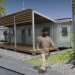 amphibious container, floating house, disaster relief housing, pakistan flood, green container international aid, shipping container housing, green design