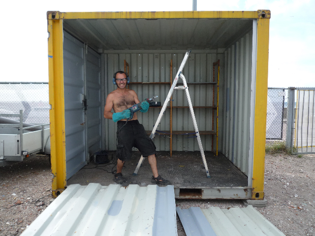 badgast, refunc, the netherlands, art studio, shipping containers, green building, sustainable architecture
