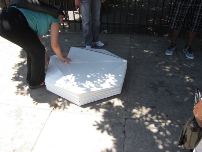 cardborigami, emergency shelter, homeless shelter, humanitarian design, recycled cardboard, eco design