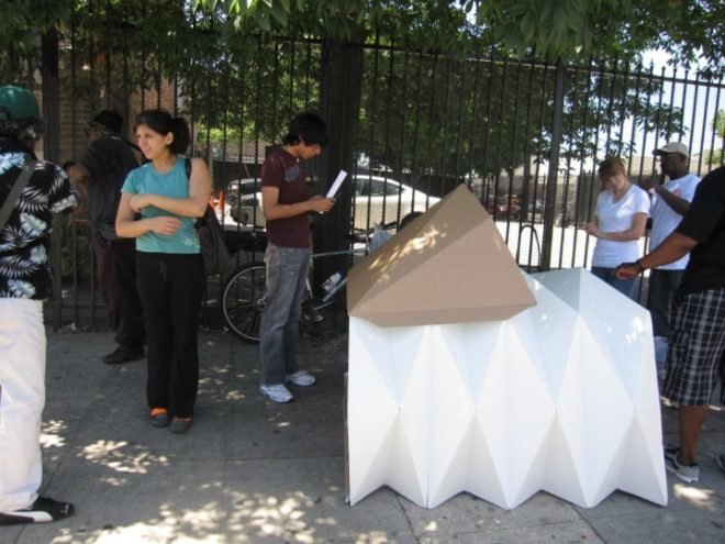 cardborigami, emergency shelter, homeless shelter, humanitarian design, recycled cardboard, eco design