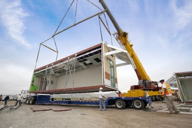 gen7 modular classroom, modular classroom, prefab, prefab construction, eco-friendly school, eco school, green building