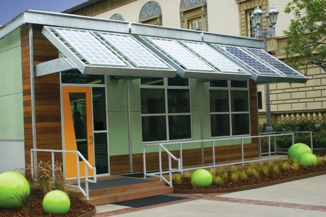 gen7 modular classroom, modular classroom, prefab, prefab construction, eco-friendly school, eco school, green building
