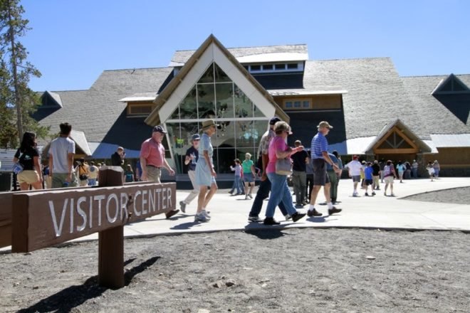 old faithful education center, yellowstone national park, leed gold, green building, sustainable architecture