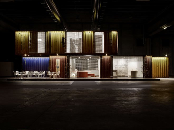 green frame house, green design, sustainable architecture, shipping containers, shipping container house