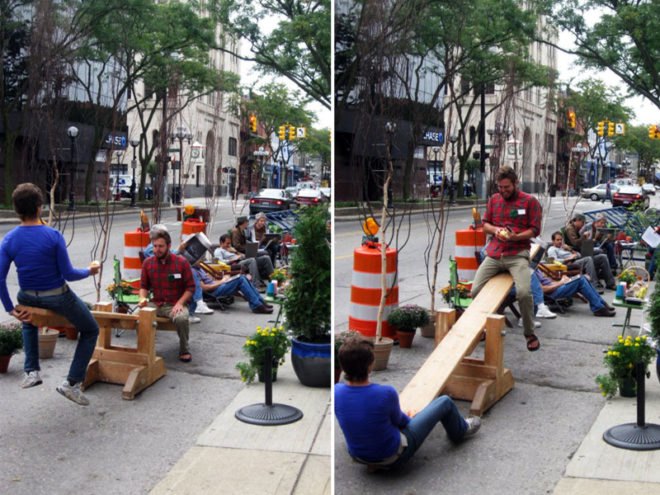 PARK(ing) Day, Ann Arbor, PARKing day, renegade parking space reclamation, urban renovation, urban design, reclaim the streets, green design, green urbanism, eco design, inhabitat