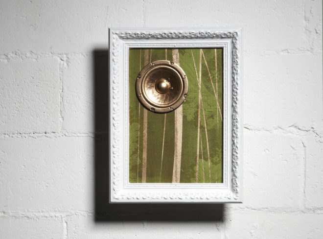 Mikal Hameed, Rebecca Paul, rebaroque, speaker frames, speaker art, speakers, frames, freakers, sustainable design, green design, eco speakers, green speakers, eco homegoods, green home goods, upcycled furniture,