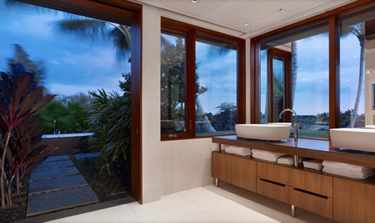 eco residence, hawaii, belzberg architects, reclaimed wood, green building, sustainable architecture