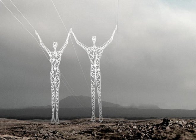 land of giants, choi + shine architects, transmission grid, transmission pylons, green design,