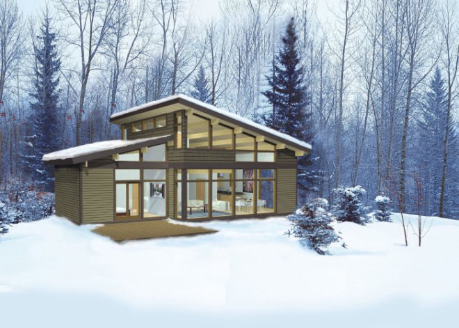 lindal cedar homes, modern a-frame, lindal modern a-frame, green building, sustainable architecture, modern green home