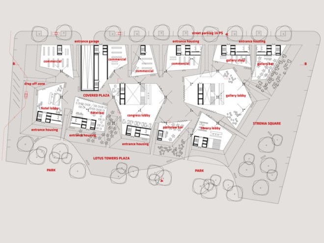 enota, lotus towers, green architecture, eco housing development, slovenia, sustainable design
