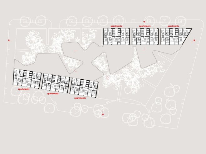 enota, lotus towers, green architecture, eco housing development, slovenia, sustainable design