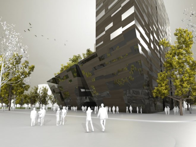 enota, lotus towers, green architecture, eco housing development, slovenia, sustainable design