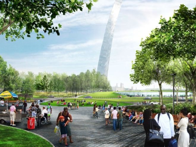 mvva, st. louis arch, design competition, urban park, landscape architecture, green design, sustainable design