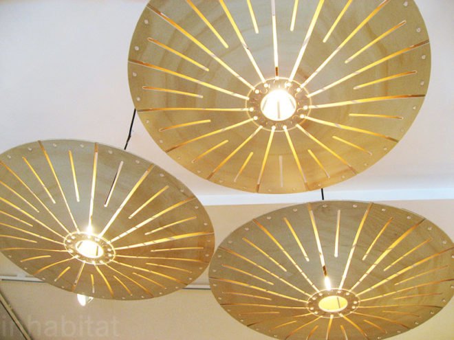 sustainable design, green design, london design festival, green lighting, yhi, sun goddess lamp, bamboo, recyclable materials, matilda