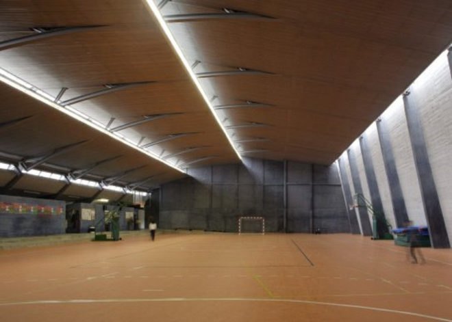 Rafael Arozarena Highschool, AMP Arquitectos, eco high school, spain, site sensitive design, green building, sustainable architecture