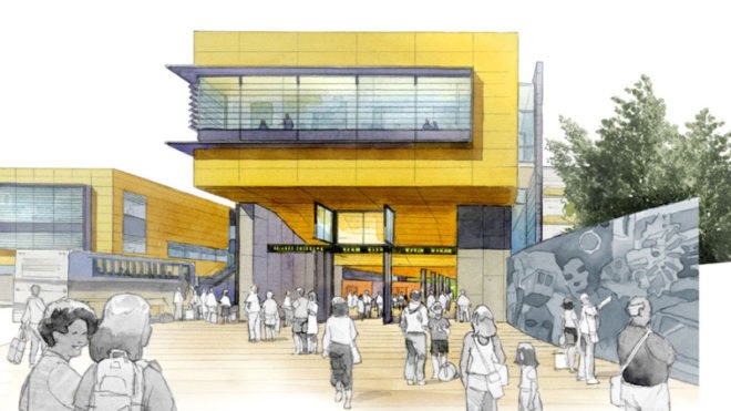 san ysidro border crossing, net zero, miller hull partnership, solar energy, sustainable architecture, green building