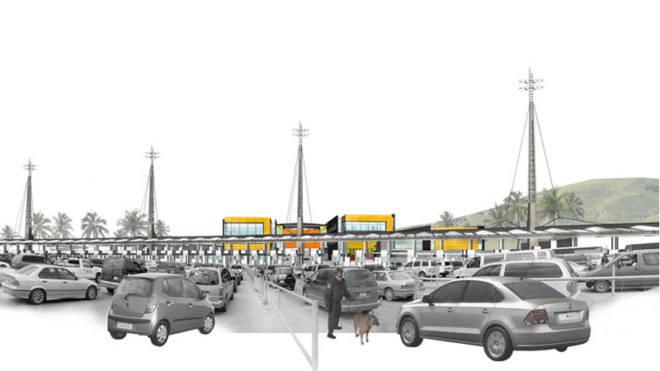 san ysidro border crossing, net zero, miller hull partnership, solar energy, sustainable architecture, green building